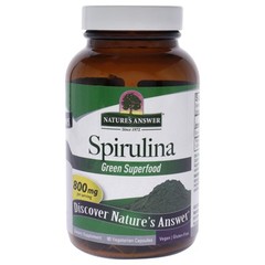 Spirulina – 800mg by Natures Answer for Unisex – 90 Count Capsules
