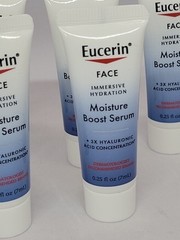 Eucerin Face Moisture Boost Serum .25 fl oz./7ml Lot of 11 Travel, Sample Sz NEW