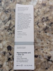 The Ordinary Niacinamide 10% + Zinc 1% Vitamin & Mineral 30ml / 1 fl oz
