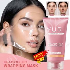 Yuri Korean Collagen Night Wrapping Mask 75ml Hydrating Sleeping Mask New In Box
