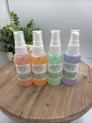 4 PK Mario Badescu Facial Spray 2oz Travel Rose Water, Cucumber, Lavender Orange