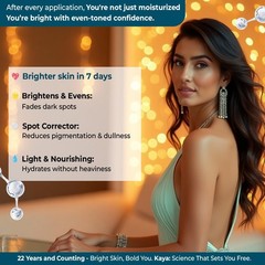 Kaya Bright Day Cream 50ml Instant Radiance with SPF 15-Free Shipping