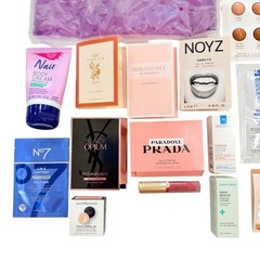 ULTA BEAUTY 14pc Sample Bag Gift Set Skincare Makeup Perfume Fragrance Hair Kit