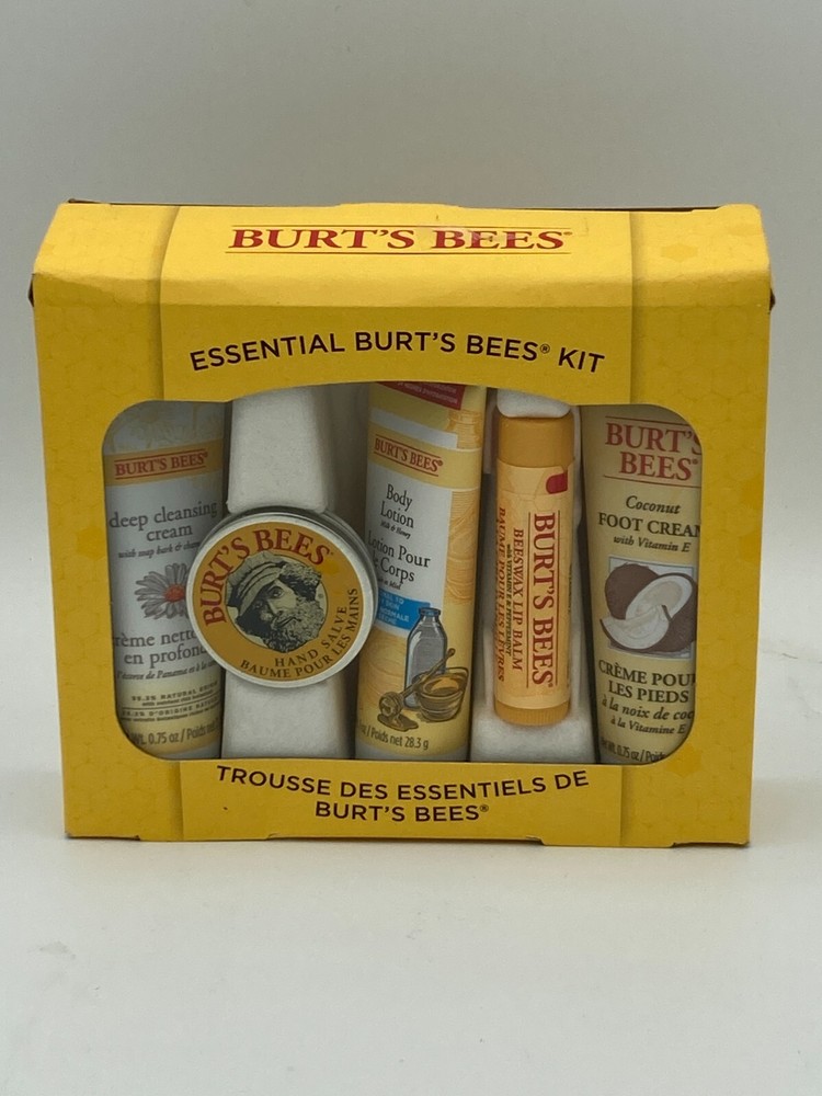 Burt&rsquo;s Bees Essential Beauty Set for Mom – 5 Pc Travel Size Skin Care Kit