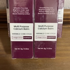 LOT Of 5 Her+ Calcium Multi-Purpose Balm Wrinkle Core Stick Exp 02/2029 9g New