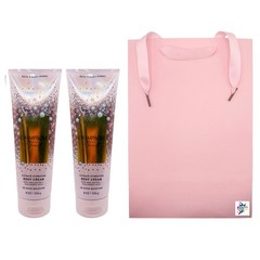 Bath & Body Works Champagne Toast 2 Pack of Body Creams (8 oz each) + Bag