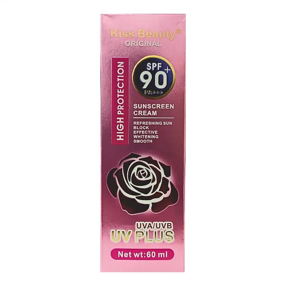 Kiss Beauty Original Sunscream Cream SPF90+ 60ml (EXP DATE: 09/2029) *SKCT-26022