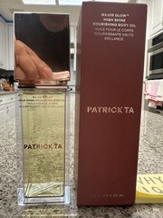 Patrick Ta MAJOR GLOW High Shine Nourishing Body Oil Spray 3.2oz/95mL FULL SZ