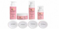 4-Pc CalmCaress Skincare Set Face Wash Toner Serum Cream New Sealed