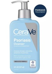 New CeraVe PSORIASIS CLEANSER 2% SALICYLIC ACID REDUCES SCALING 8 OZ