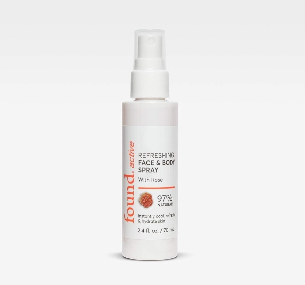 Found Active Refreshing Multitasking Face & Body Spray with Rose Instantly…