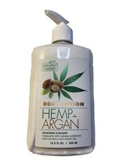 Natural Therapy Hemp & Coconut Body Lotion 16.9 Fl Oz 500mL Made In Israel NIP