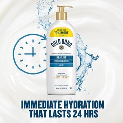 Gold Bond Healing Hydrating Lotion w/ Aloe, Dry Skin, 24 Oz Pump