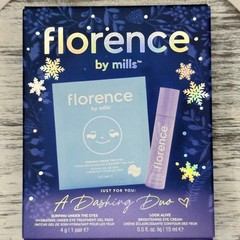 Florence by Mills Dashing Duo Set FULL SIZE Look Alive Eye Cream + Gel Eye Pads