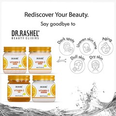 DR.RASHEL VITAMIN C PACK OF 4 – SCRUB, GEL, CREAM & FACEPACK Fast shipping