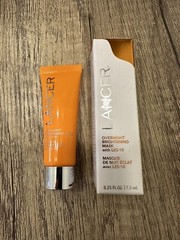 Lancer Overnight Brightening Mask .25 fl oz 7.5 ml Travel Size Sealed