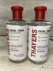 Thayers Facial Toner Cucumber 12 Oz Witch Hazel Lot Of 2 (E2)