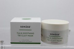 Sonage Tulsi Soothing Tri-Clay Mask, USA Made, Vegan, Cruelty Free; 1 oz