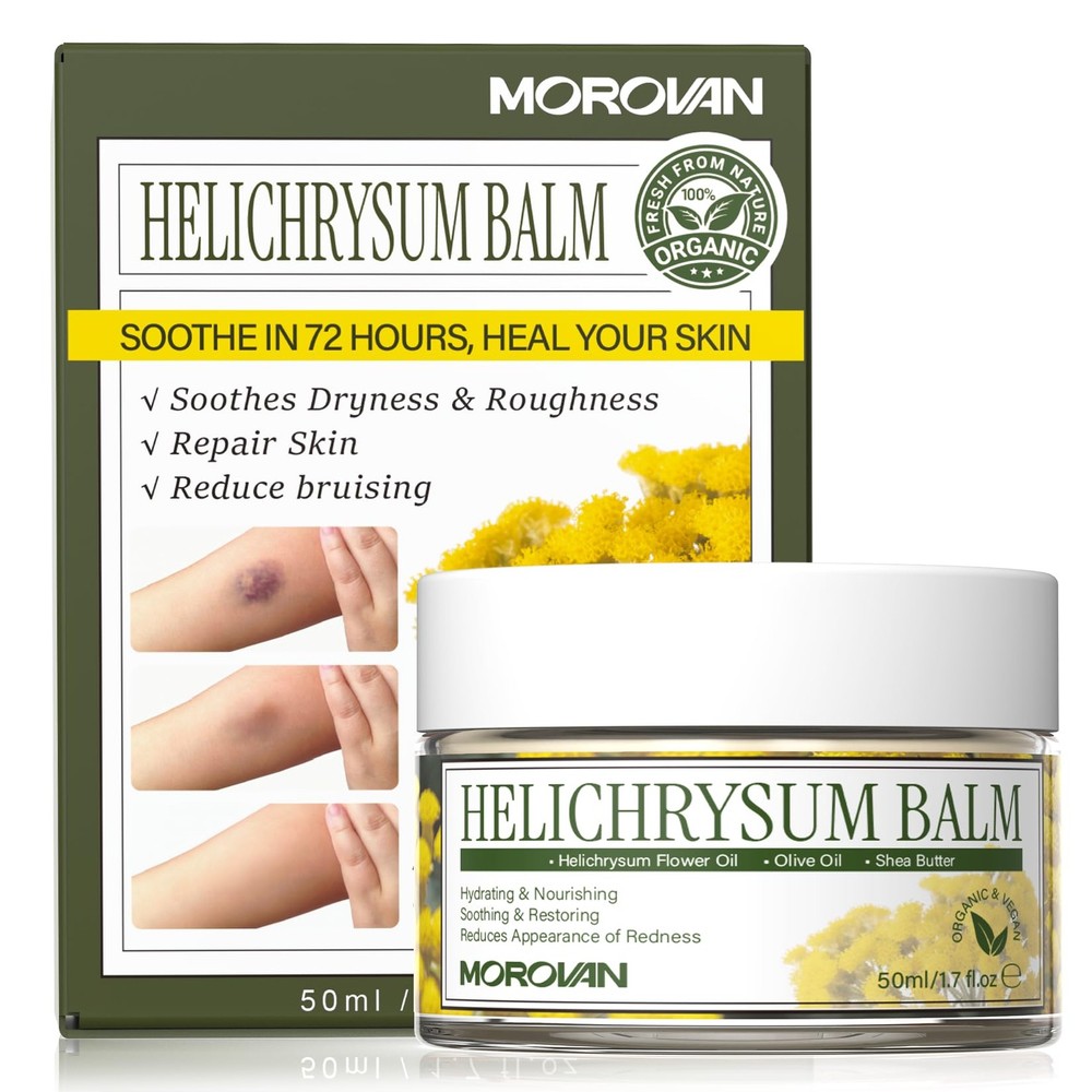 Morovan Elderly Bruise Balm Helichrysum: Multi-Purpose 1.71 Fl Oz (Pack of 1)