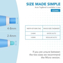 2in1 Skin Tag Remover Kit Micro Device Safe Removal 2-8 mm Painless Tool