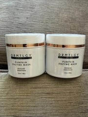2 PACK DRMTLGY Pumpkin Enzyme Mask 5.5 oz NWOB – GENUINE & NEW BOX