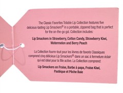 Vintage Bonne Bell Lip Smacker Classic Favorites Lip Balm Set 6ct w/Zip Pouch