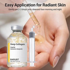 Korean Collagen Peptide Face Serum Ampoule Anti Aging Wrinkle Lifting Skin Kit