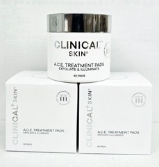 CLINICAL+SKIN ACE TREATMENT PADS 60 Pads – LOT of 2