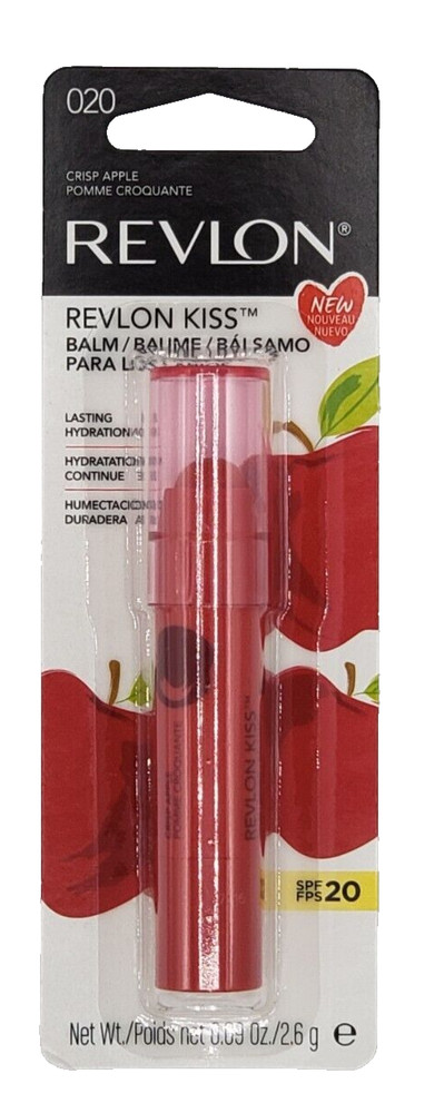 NEW Revlon Kiss Balm With Natural Fruit Oils SPF 20- 020 CRISP APPLE