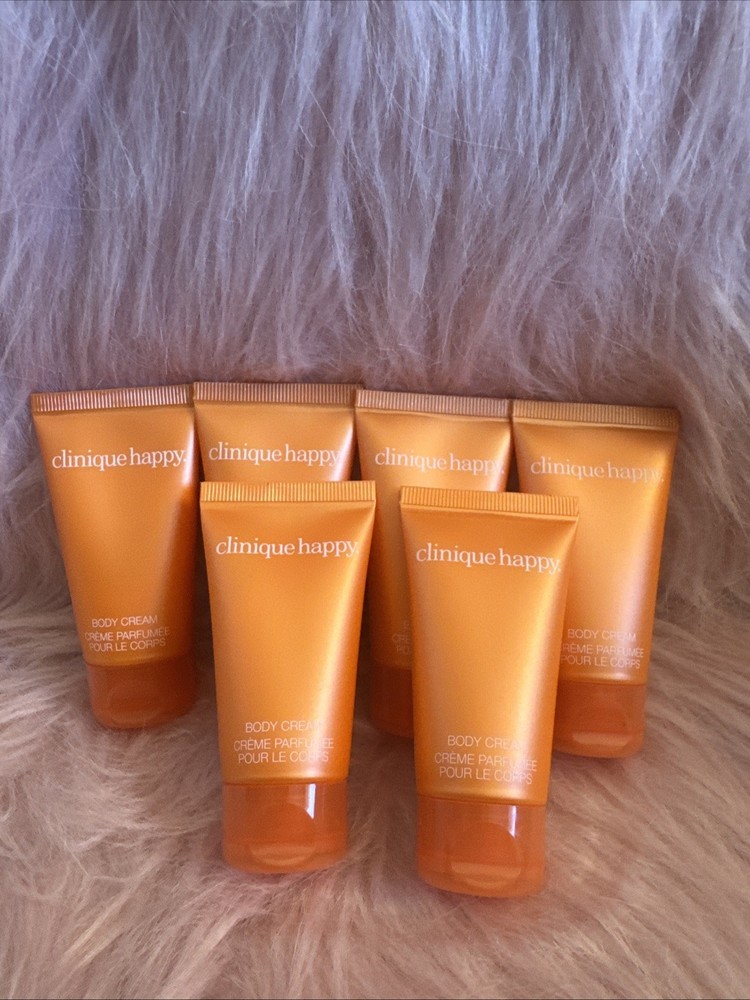 6pcs Clinique HAPPY Perfume Body Cream 30ml *6=180ml/6oz total