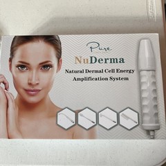 NuDerma Portable Handheld Skin Therapy Wand Machine w/Neon~Anti-Aging