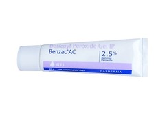 2 x 30gm Galderma Benzac AC Gel, Benzoyl Peroxide 2.5% anti-bacterial treat acne