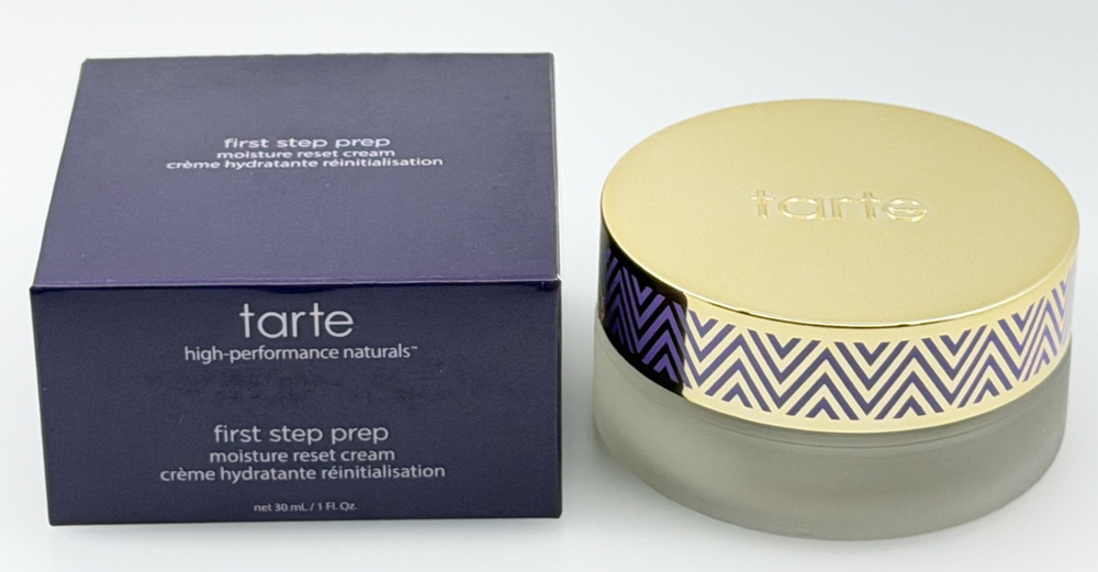 Tarte First Step Prep Double Duty Moisture Reset Cream – 30 ml / 1 fl oz – New
