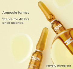 1 Set ISDIN ISDINCEUTICS Flavo C Ultraglican Antioxidant 10 Ampoules x 2ml each