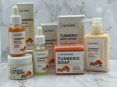 Turmeric Serum Remove Wrinkles Dark Spot Corrector Clay Mask Face Cream Soap