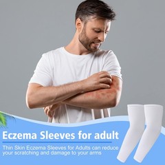 8 Pairs Eczema Sleeve for Adult Teens Eczema Psoriasis Unisex Arm Leg Sleeve …