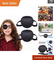Lightweight, Adjustable Eye Patch Set for Comfortable Amblyopia Treatment 2PCS