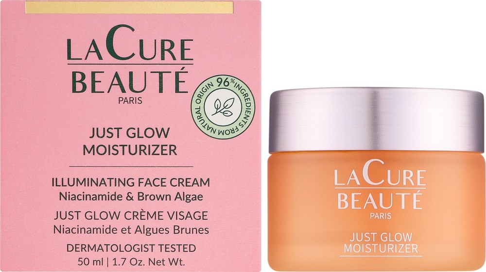 LA CURE BEAUTE Just Glow Moisturiser Illuminating Face Cream 50ml