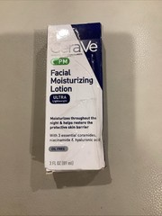 CeraVe Facial Moisturizing Lotion PM Ultra Lightweight 3 oz/ 89 mL. NEW!