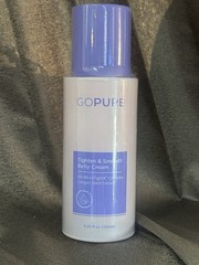 Go Pure Tighten And Smooth Belly Cream New 4.25 oz. Exp 07/27