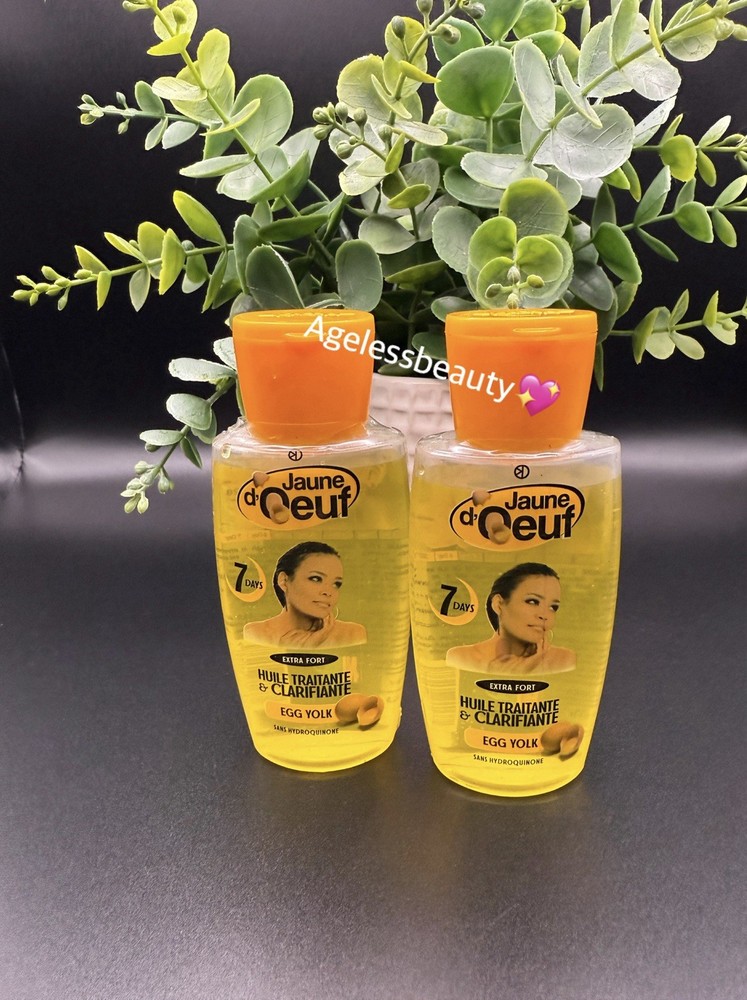2pcs Jaune D’oeuf Treating Clarifying Egg Yolk Oil