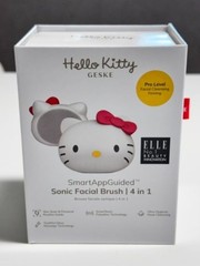 GESKE Hello Kitty Sonic warm & Cool Mask 8 in 1 Facial Cleansing Massager NEW