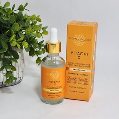 Natural Infusion Day Face Serum Vitamin C + Collagen Brightens Glows Dark Spots