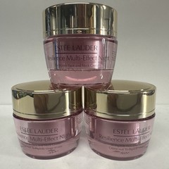 3 Estee Lauder Resilience Multi-Effect Night Tri-Peptide Creme .5 OZ / 15 ML