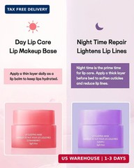 Lip Sleeping Mask Set-5 Pcs Lip Balm Hydrating Lip Mask Overnight Lip Treatment