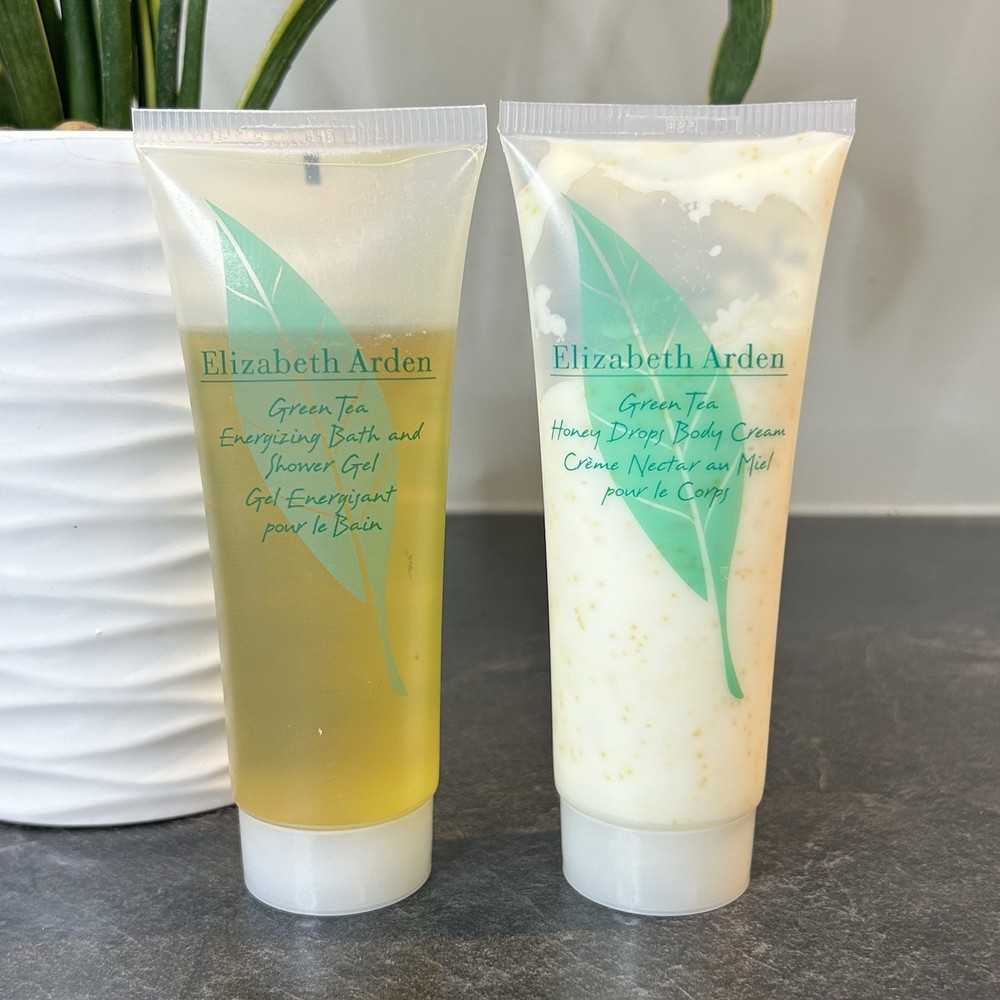 NEW Elizabeth Arden Green Tea Honey Drops Body Cream & Shower Gel 3.3 oz Each