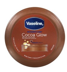 8-Count Vaseline Cocoa Glow Pure Cocoa Butter, Intensive Skin Care. 2.53oz