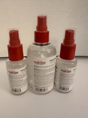 Lot of 3 Thayers Rose Petal Facial Toner 2 3oz 1 8oz Bottles Witch Hazel Aloe