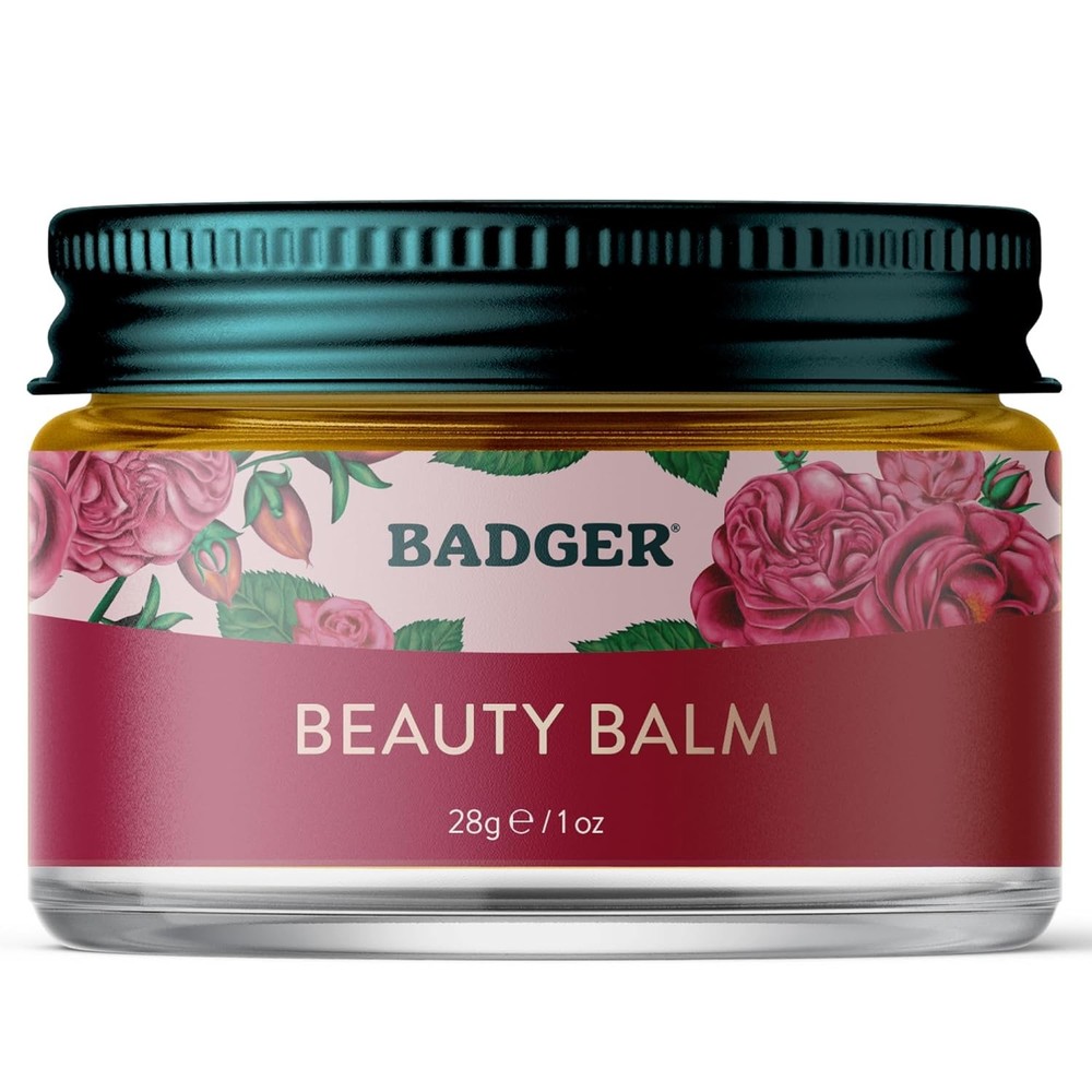 4 Pack Badger Beauty Balm, Damascus Rose, 1 oz