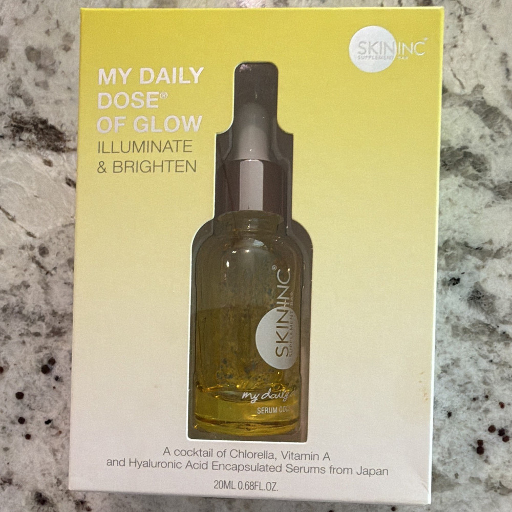 SKIN INC My Daily Dose of Glow Brightening Serum, 0% Scent, 0.68 fl oz